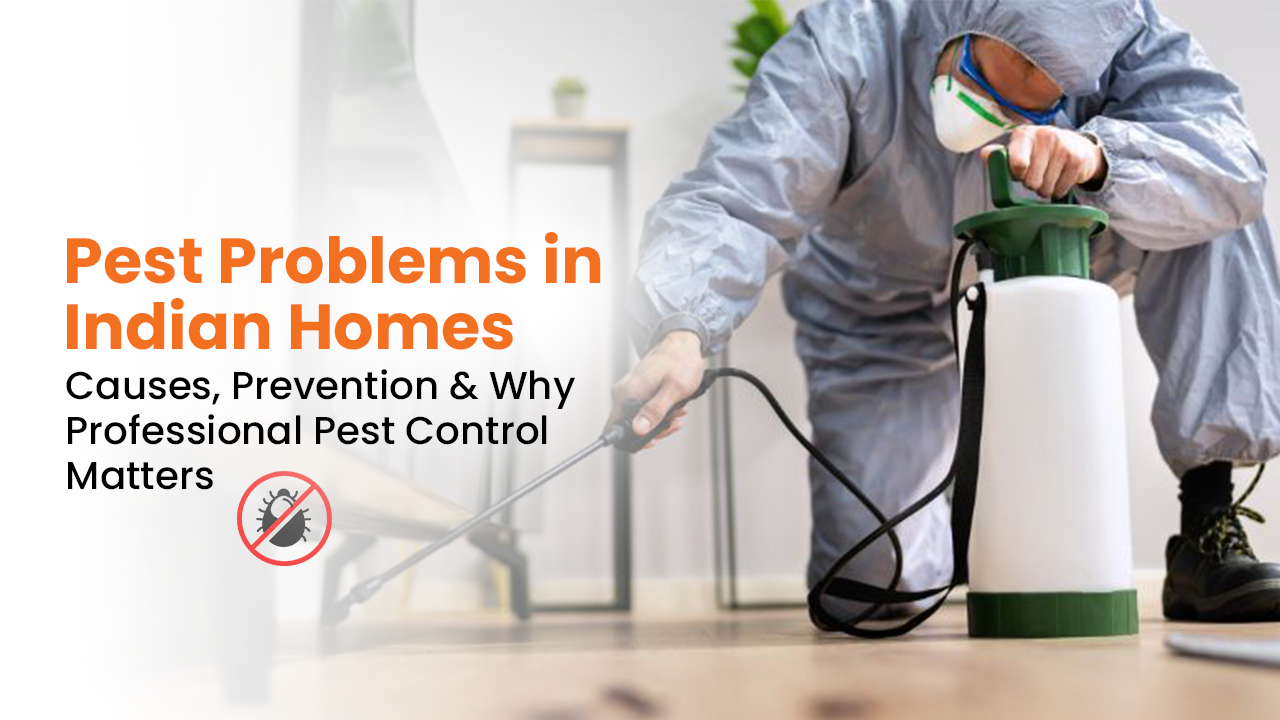 Pest Problems in Indian Homes: Causes, Prevention & Why Professional Pest Control Matters