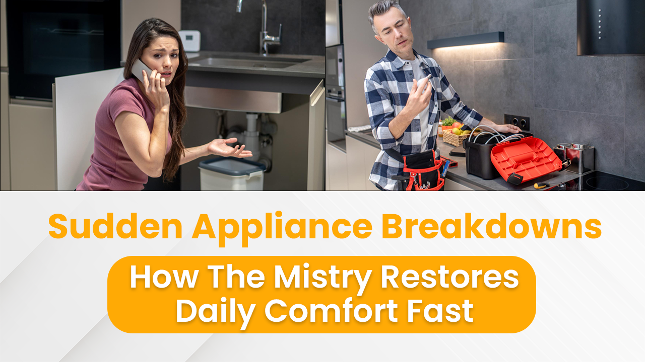 Sudden Appliance Breakdown Repair in India | Fast Service by The Mistry
