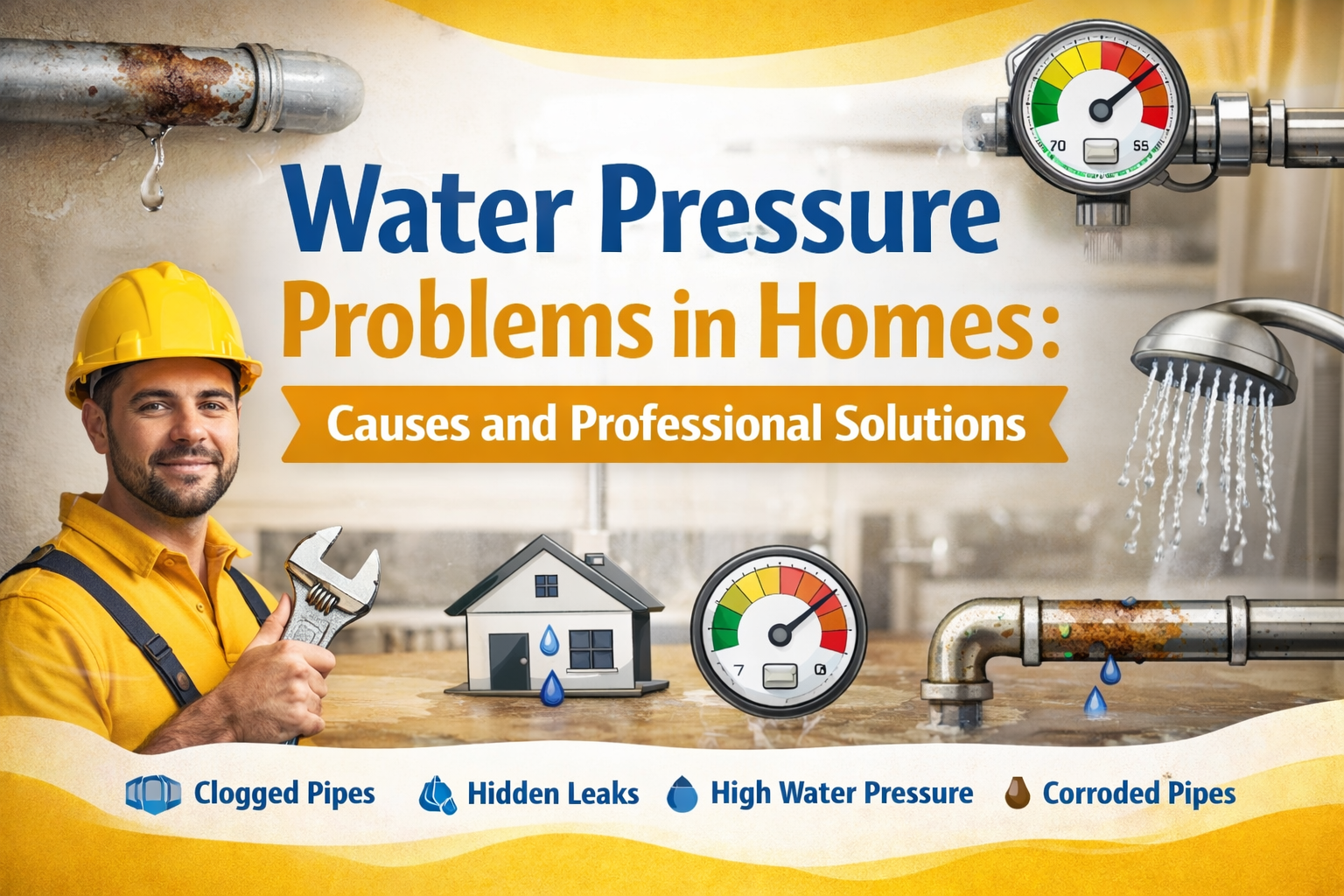 Water Pressure Problems in Homes: Causes & Professional Solutions | The Mistry