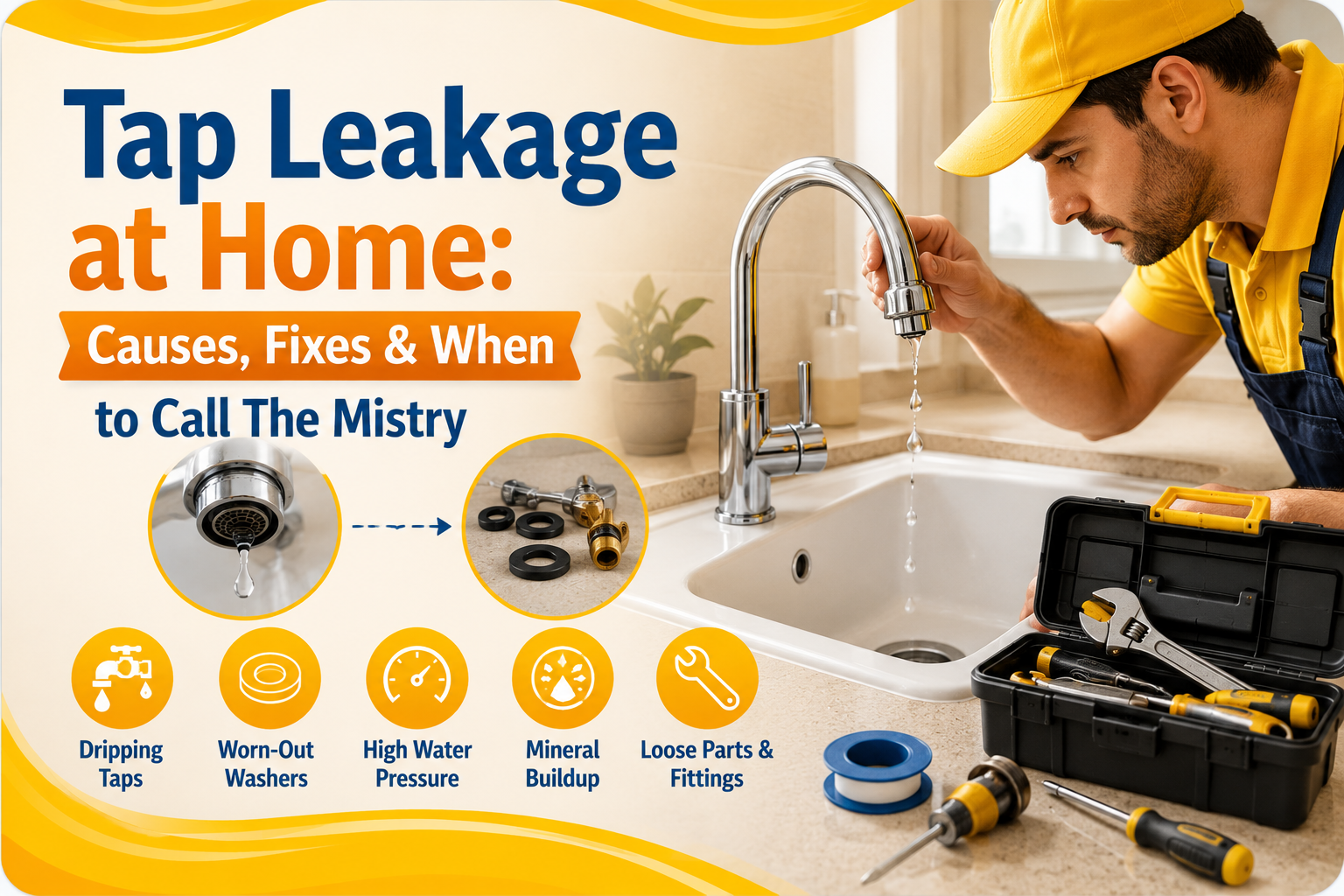 Tap Leakage at Home: Causes, Fixes & Expert Plumbing Solutions